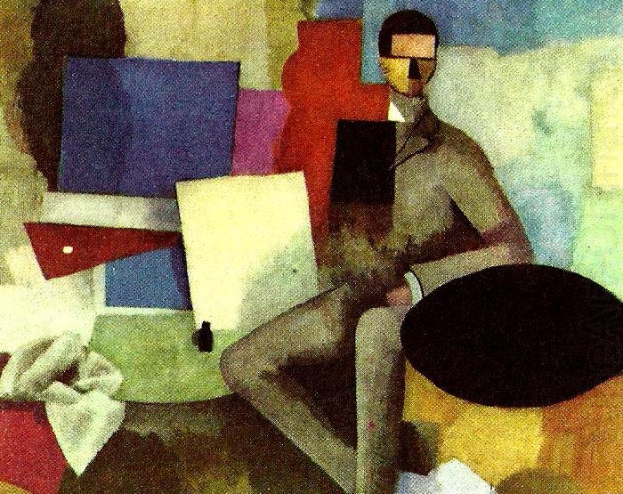 sittande man, roger de la fresnaye